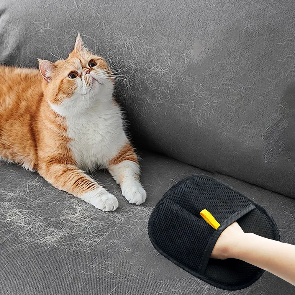 Electrostatic Pet Hair Cleaning Gloves