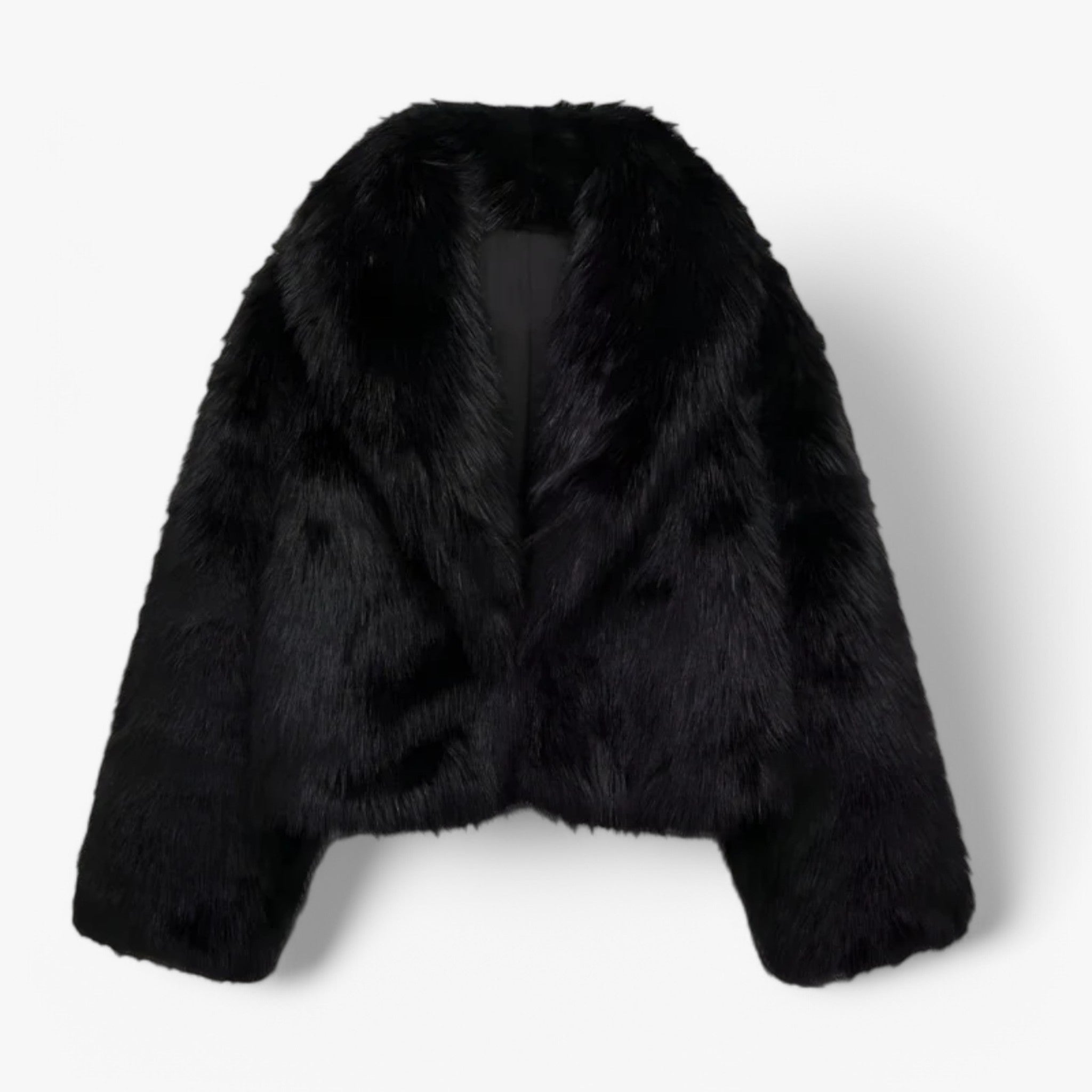 Faux Fur Coat with Classic Silhouette