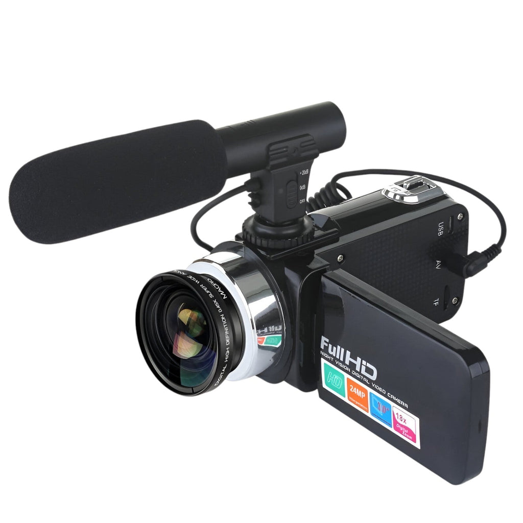 24MP Compact Camcorder for Video Recording