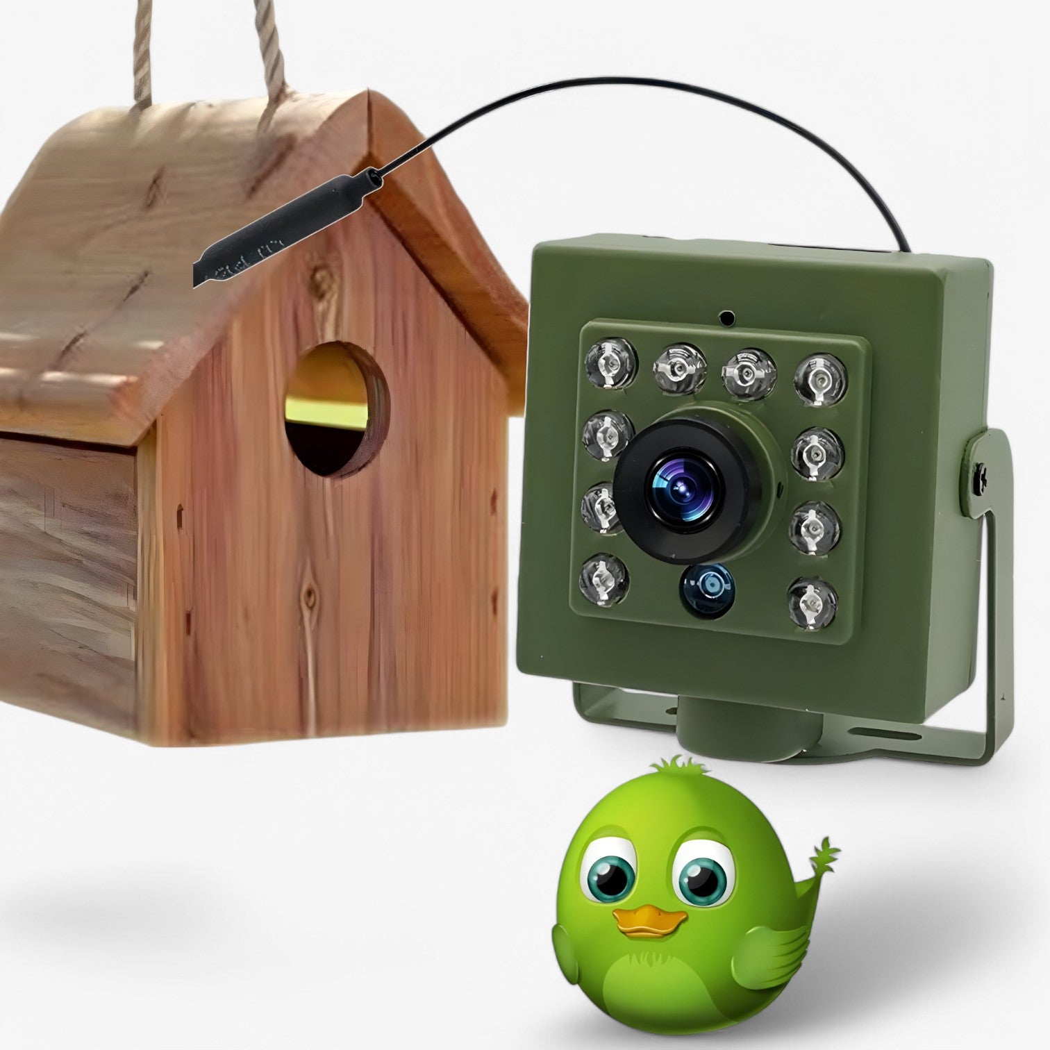WiFi Birdhouse Nest Camera