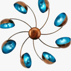 Colorful Metal Wind Spinner for Garden