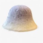Rabbit-Fur Bucket Hat for Cold Weather