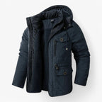 Men's Insulated Winter Jacket with Hood