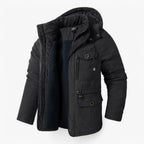 Men's Insulated Winter Jacket with Hood