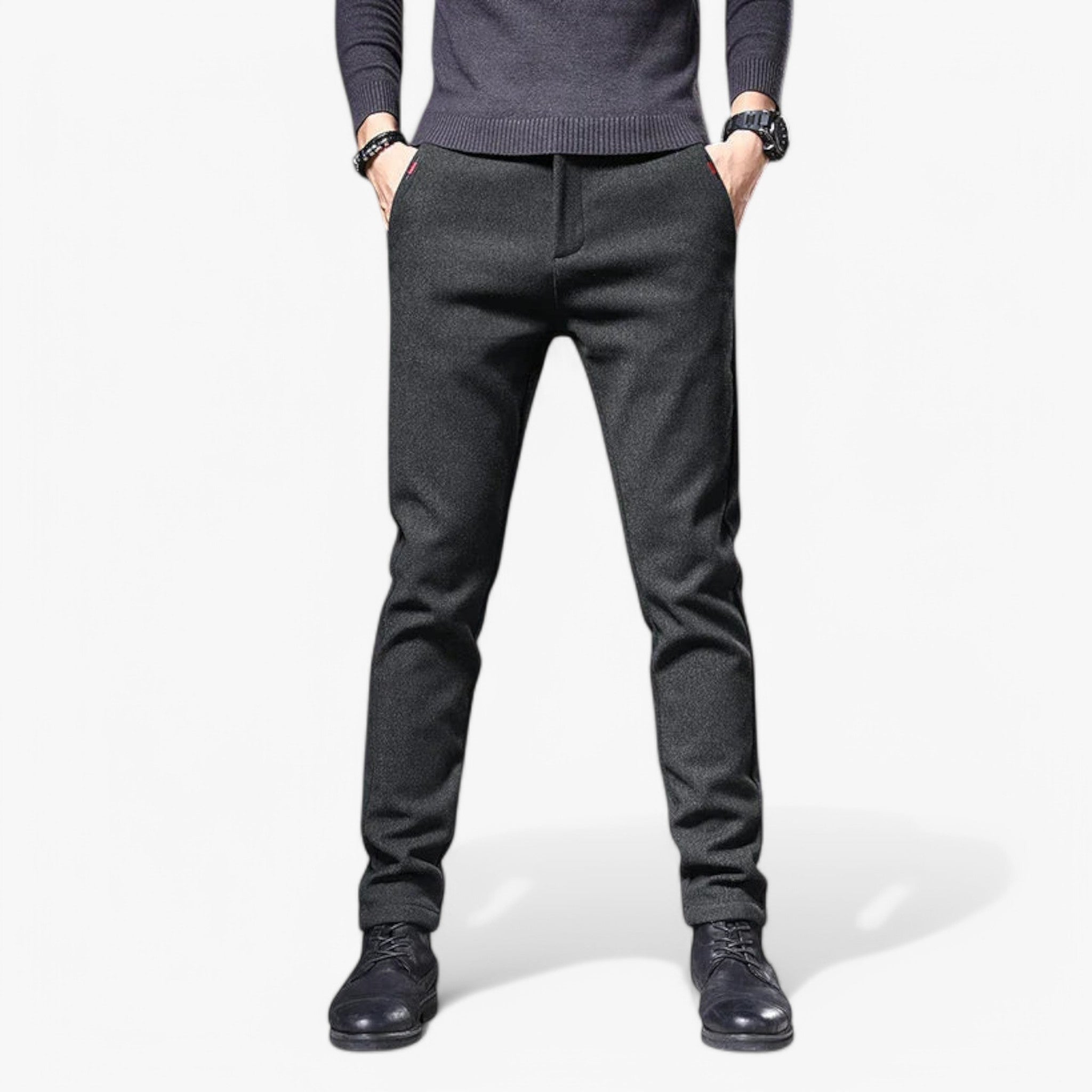 Men's Casual Cotton Linen Trousers