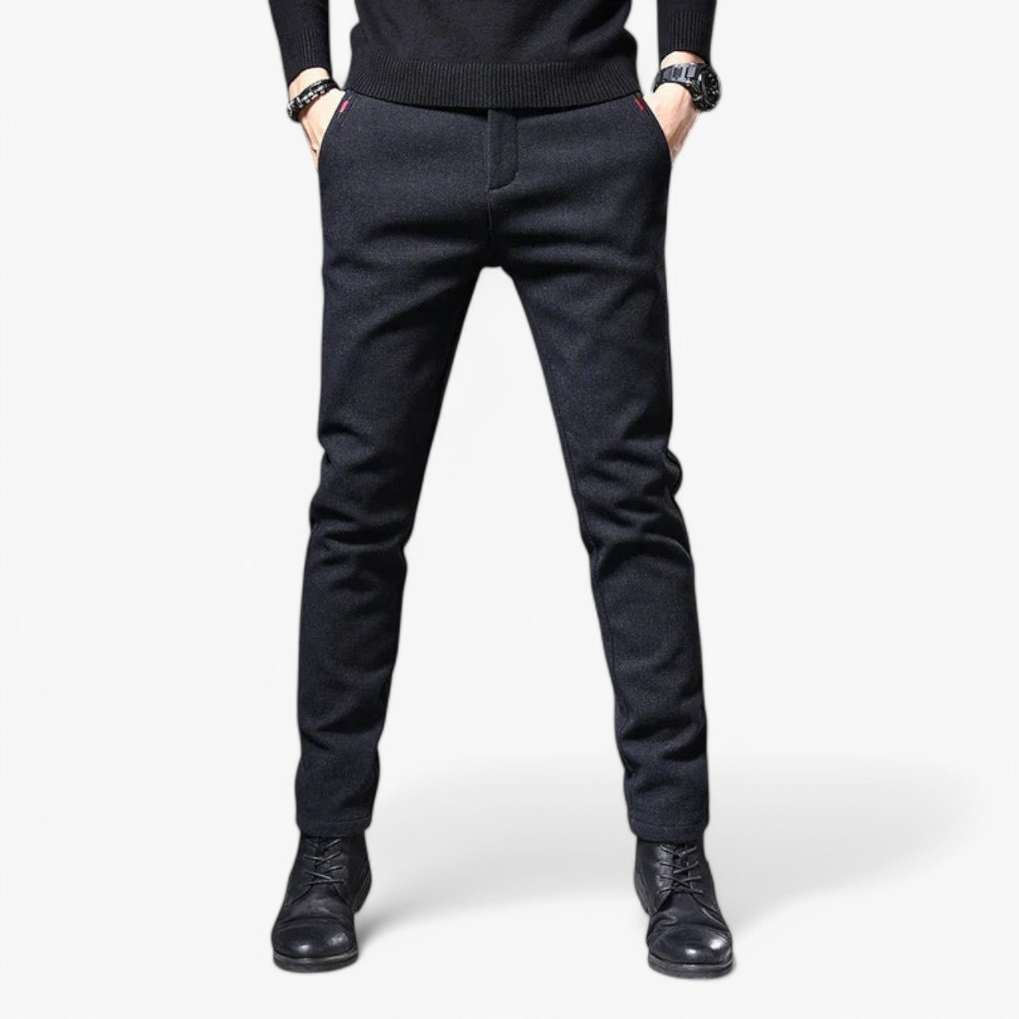 Men's Casual Cotton Linen Trousers