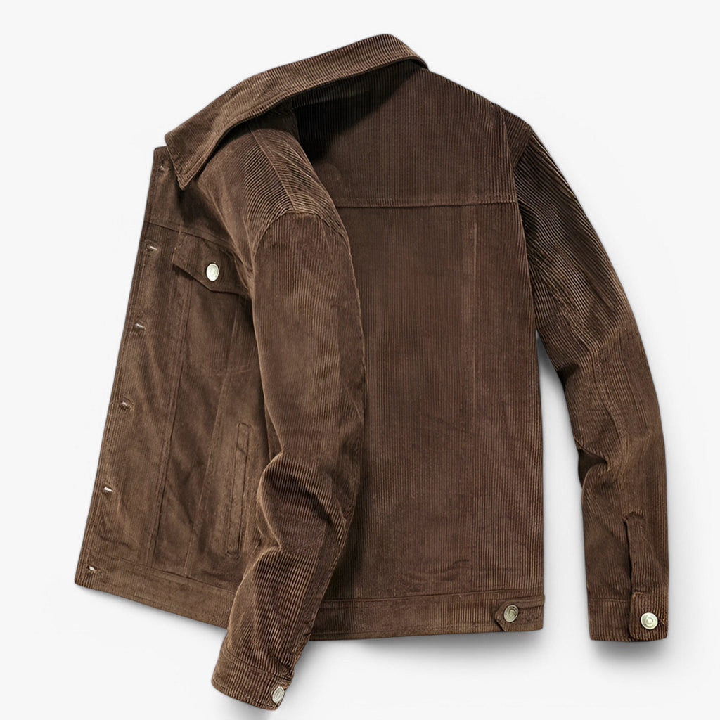 Corduroy Jacket with Vintage Style