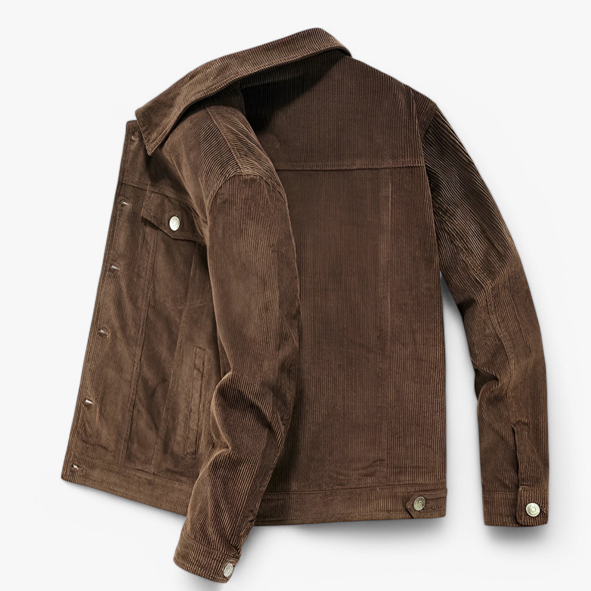 Corduroy Jacket with Vintage Style