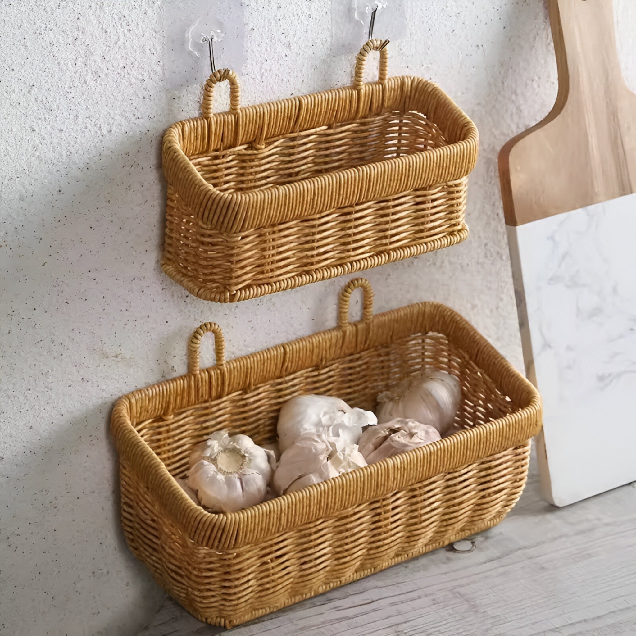 Handwoven Wall Hanging Storage Basket