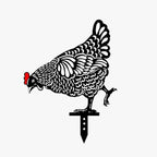 Chicken Pattern Garden Decoration