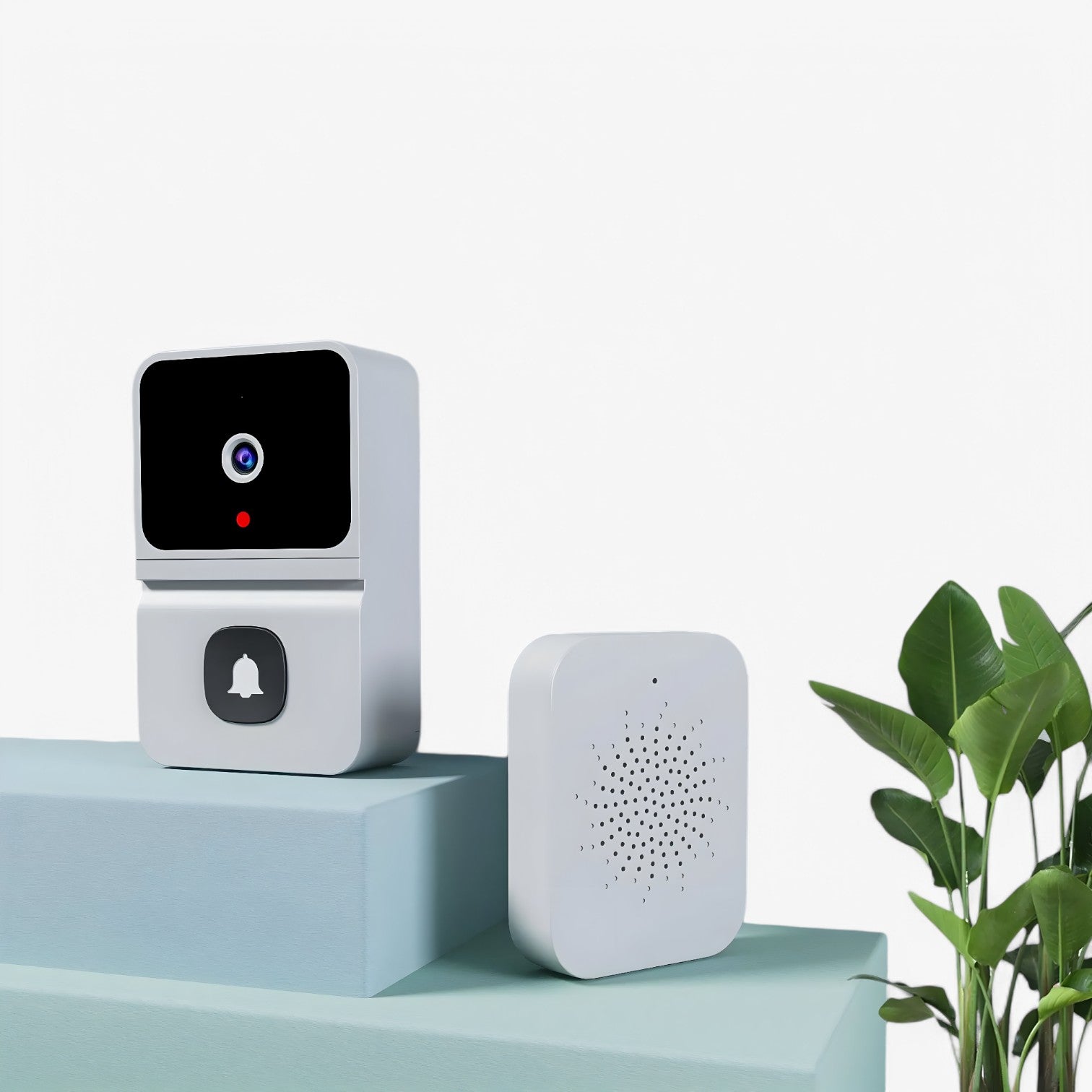 Slim WiFi Video Doorbell with Two Way Intercom