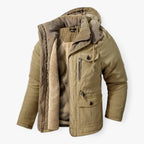Men's Insulated Winter Jacket with Hood