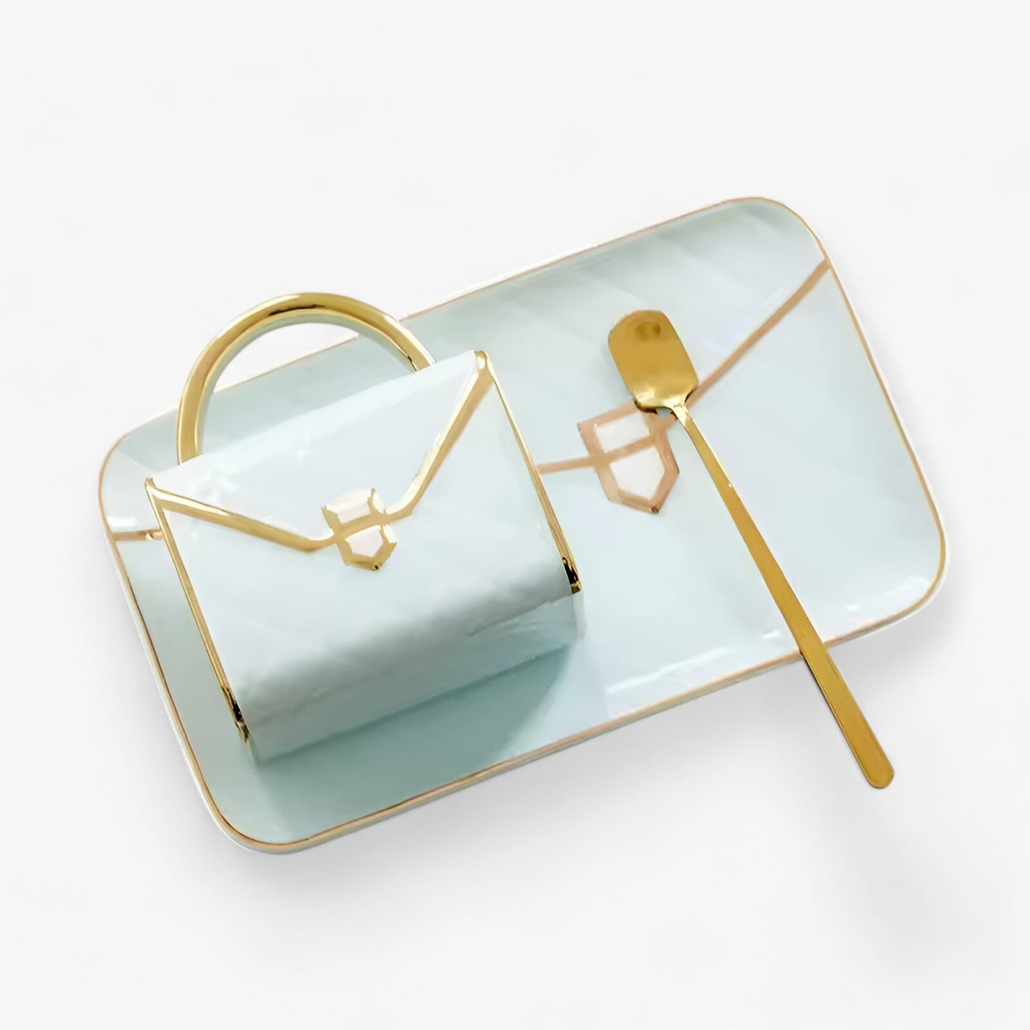 Bag-Shaped Ceramic Mug