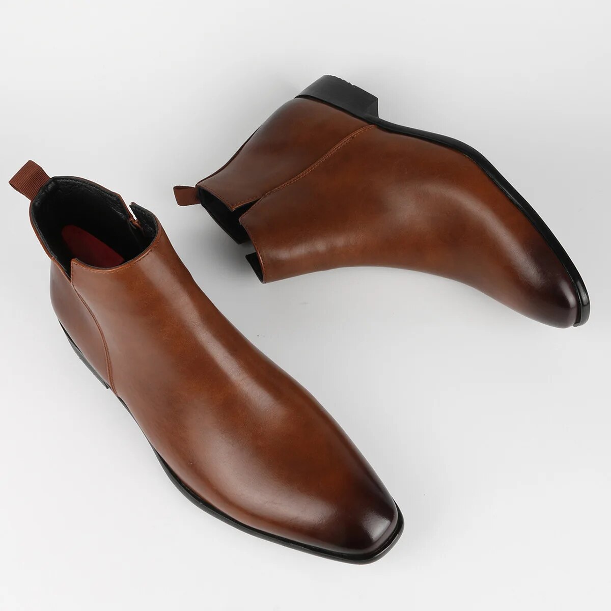 Men’s Genuine Leather Classic Boots with Slip-Resistant Sole