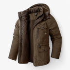 Men's Insulated Winter Jacket with Hood