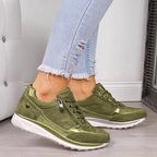 Platform Sneakers with Zipper Closure