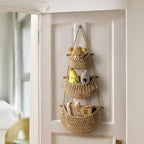 3-Tier Hanging Jute Fruit Basket