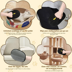Electrostatic Pet Hair Cleaning Gloves