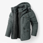 Men's Insulated Winter Jacket with Hood