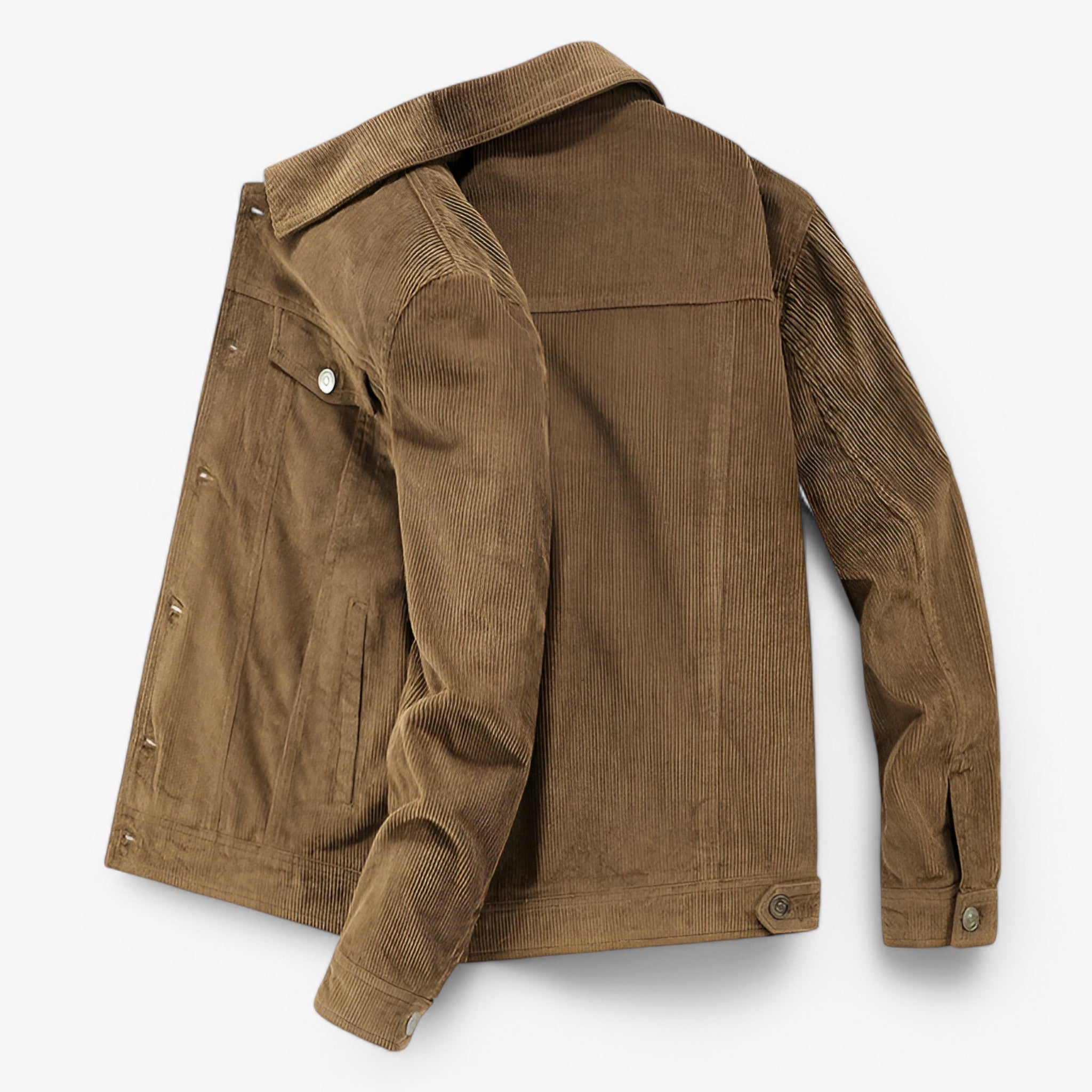 Corduroy Jacket with Vintage Style