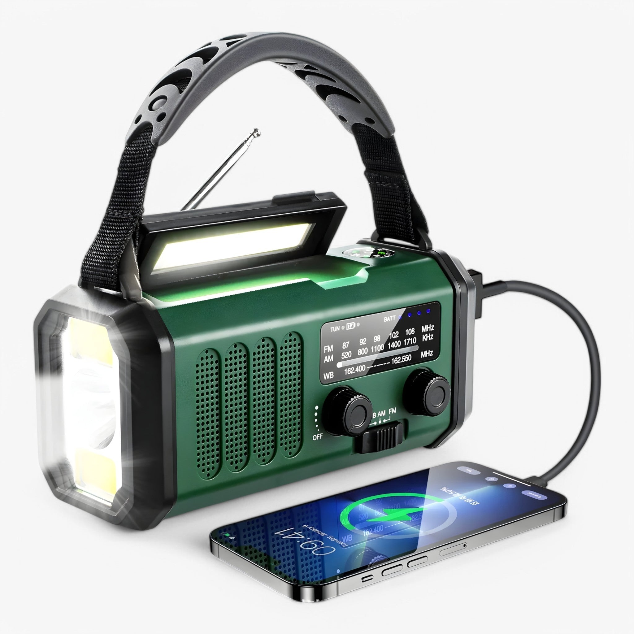 Portable Hand-Crank Radio