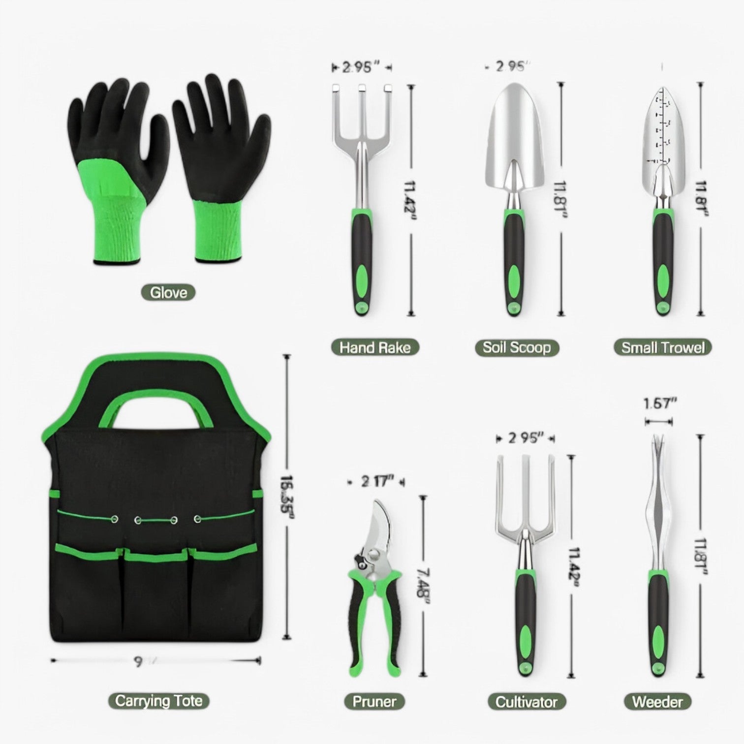 Stainless Steel Pruning Shears Set