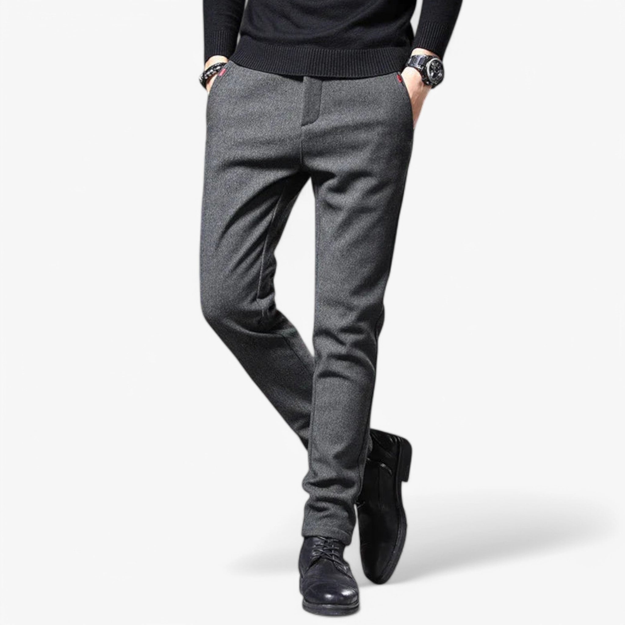 Men's Casual Cotton Linen Trousers
