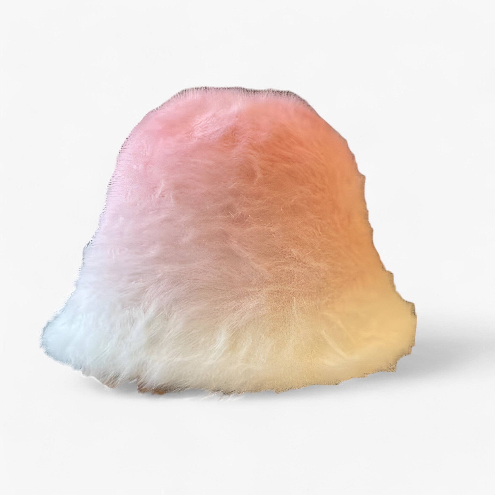 Rabbit-Fur Bucket Hat for Cold Weather