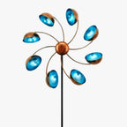 Colorful Metal Wind Spinner for Garden