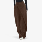 Asymmetric High Waist Trousers