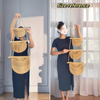 3-Tier Hanging Jute Fruit Basket