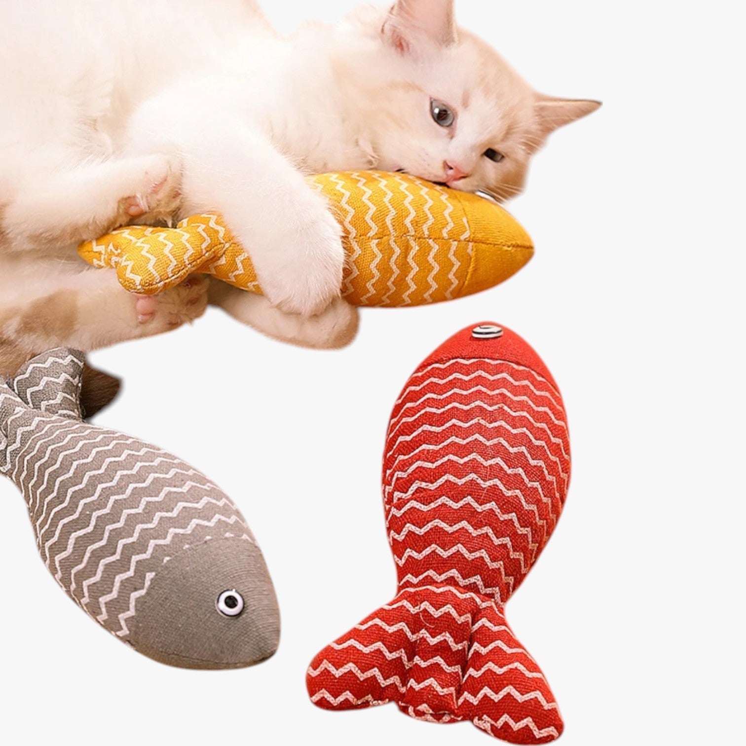 Catnip Hemp Fish Toy