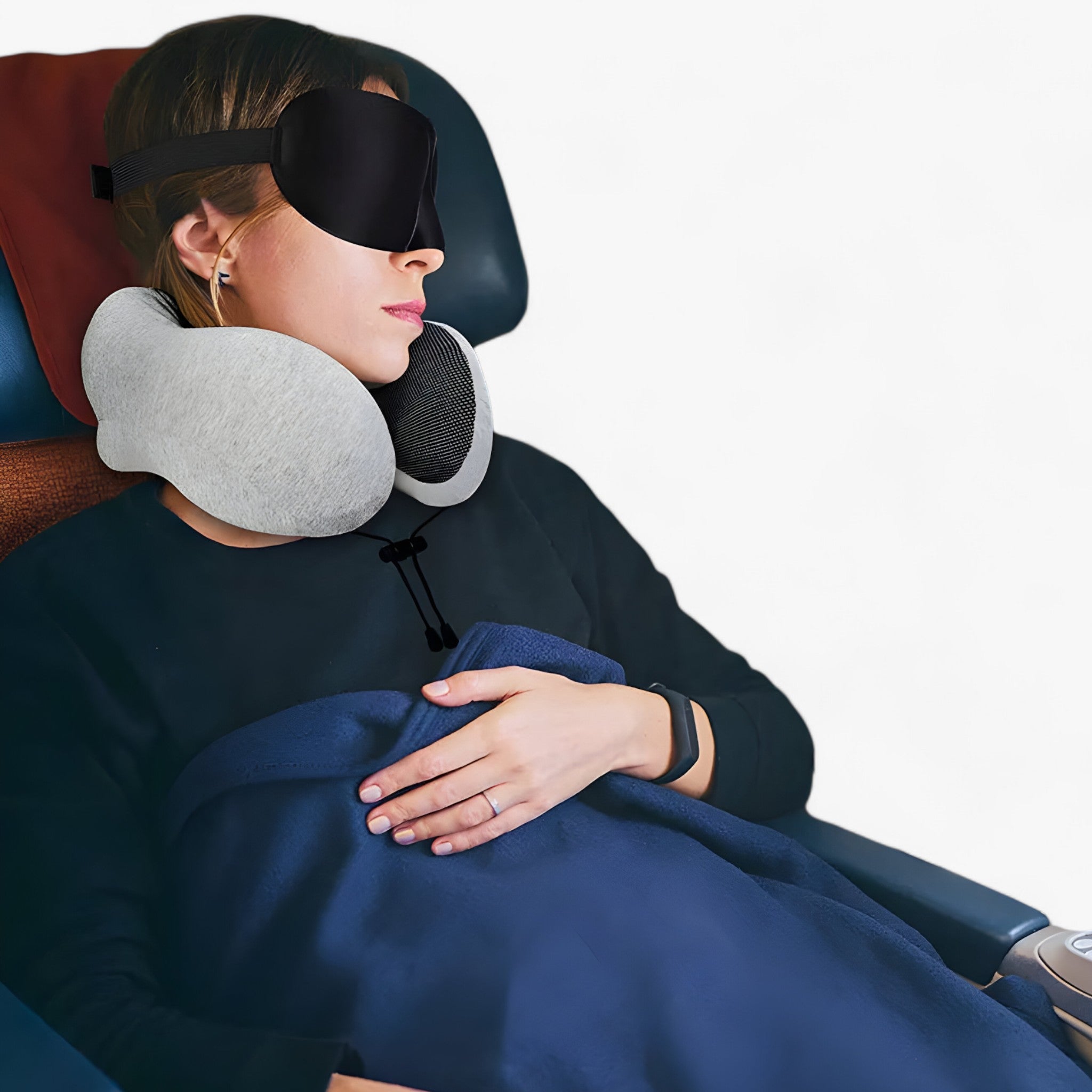 Ergonomic U-Shaped Travel Neck Pillow