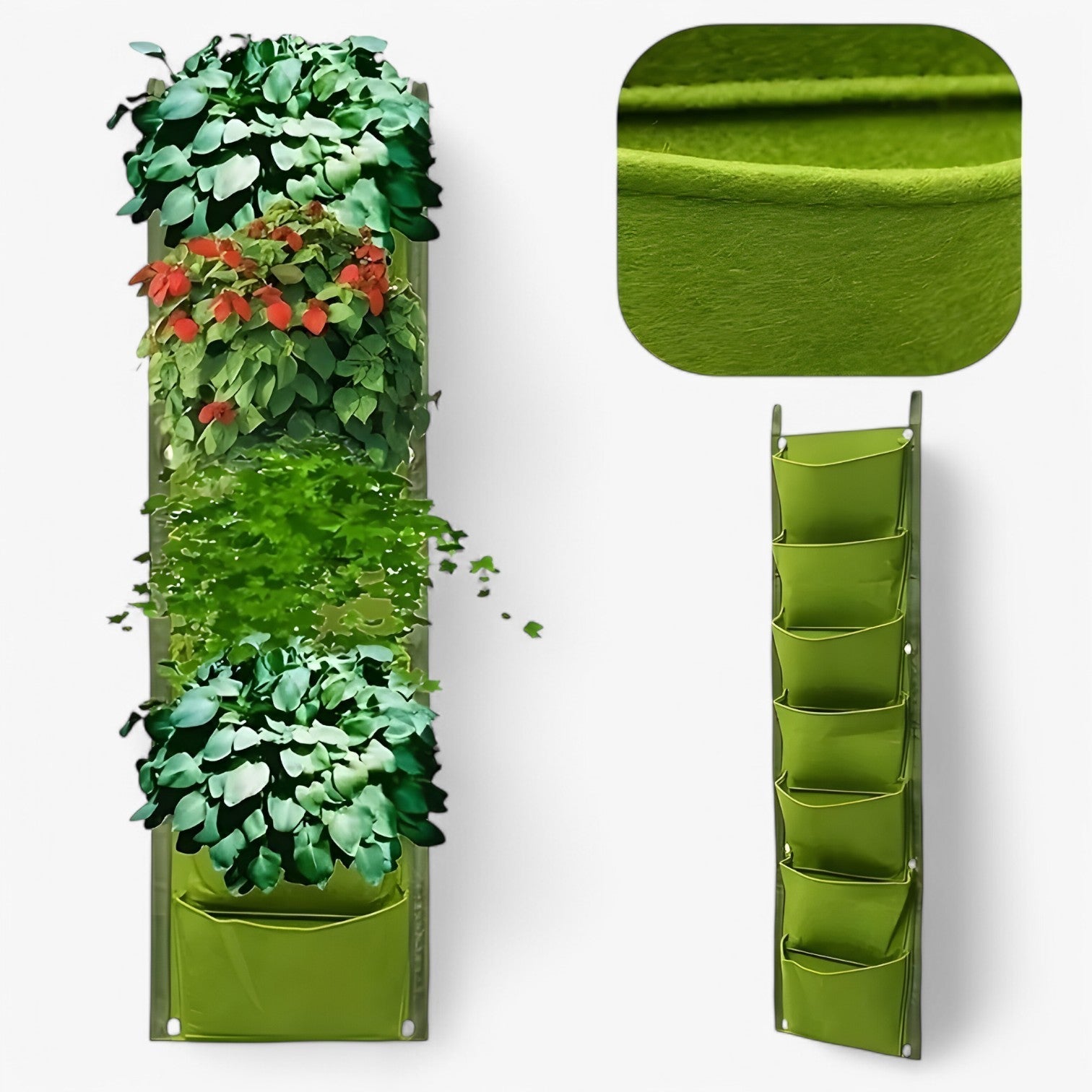 7-Pocket Vertical Plant Grow Bag