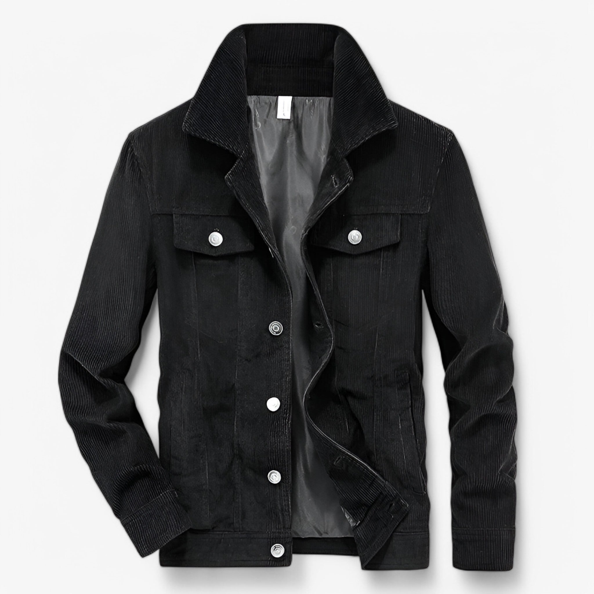 Corduroy Jacket with Vintage Style