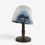 Rabbit-Fur Bucket Hat for Cold Weather