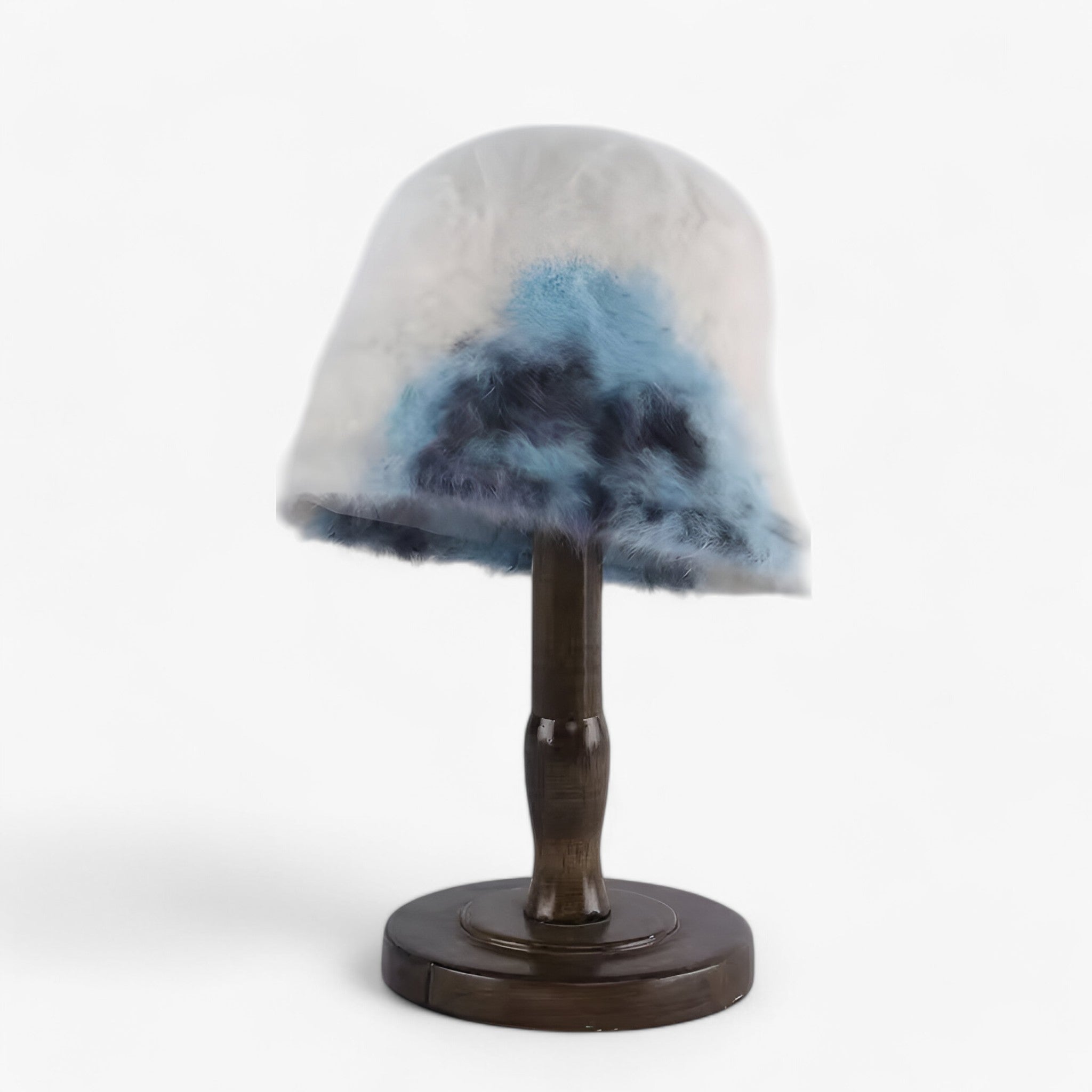 Rabbit-Fur Bucket Hat for Cold Weather