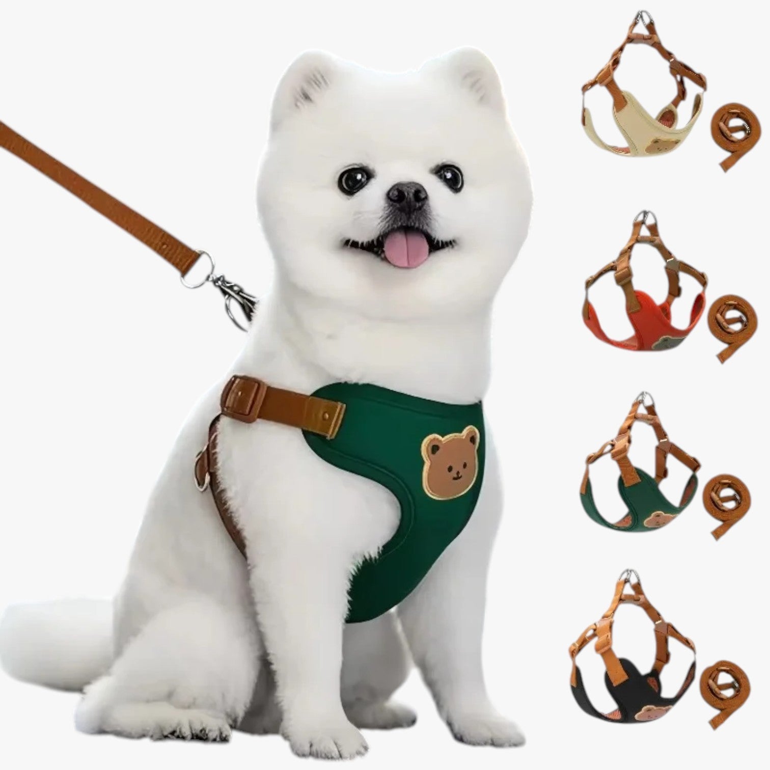 Breathable Pet Harness with Leash