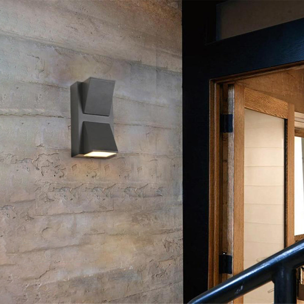 Geometric Motion Sensor LED Wall Lamp