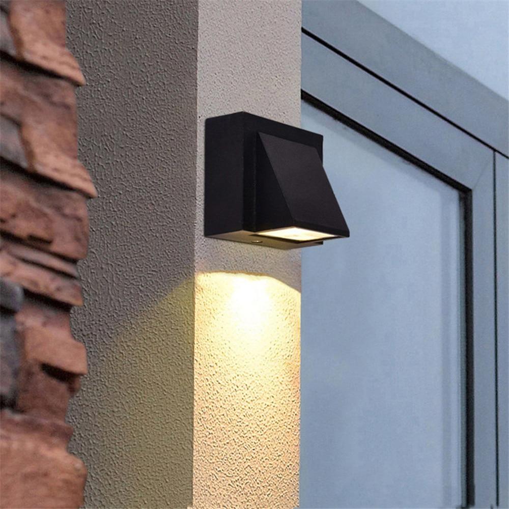 Geometric Motion Sensor LED Wall Lamp