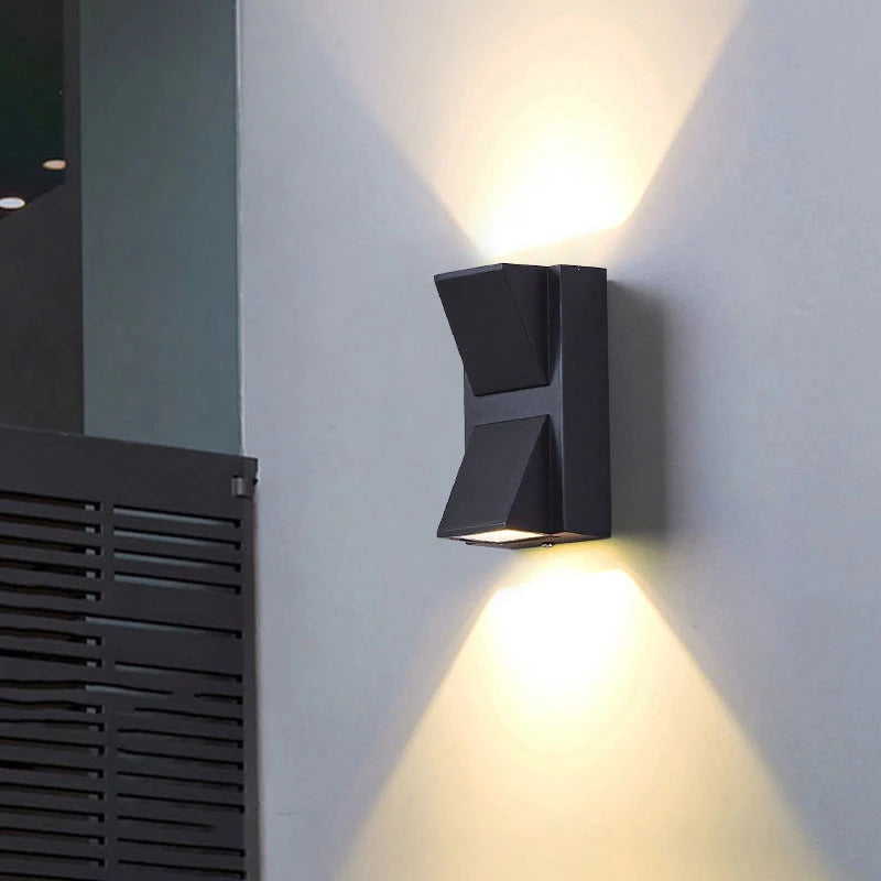 Geometric Motion Sensor LED Wall Lamp