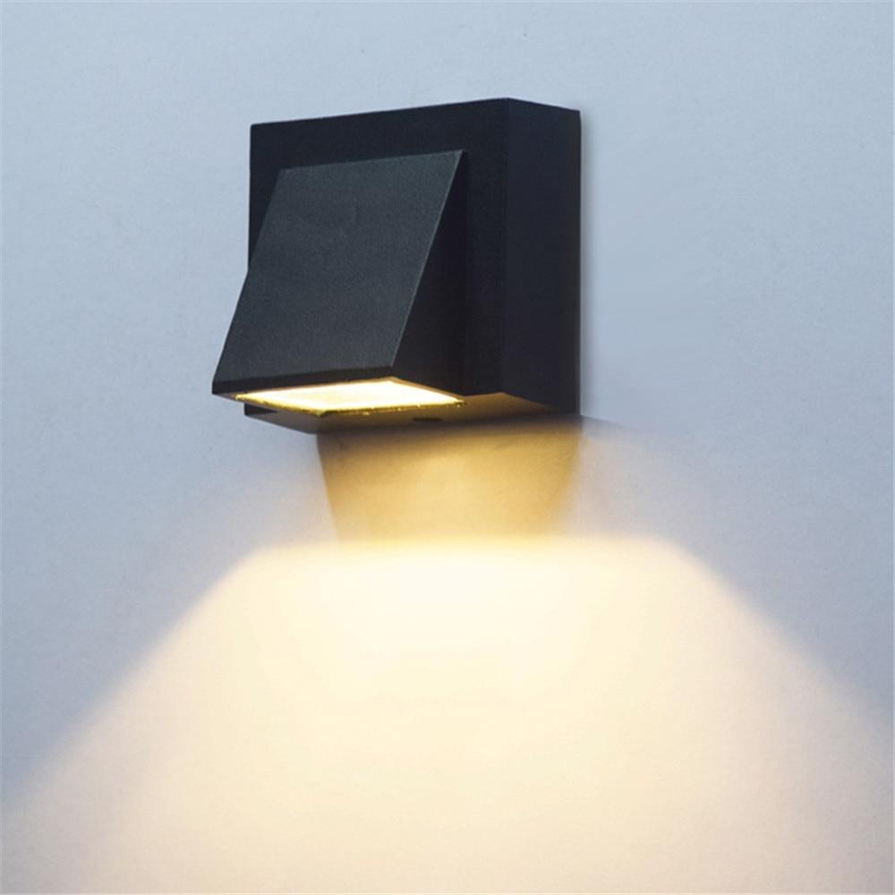 Geometric Motion Sensor LED Wall Lamp