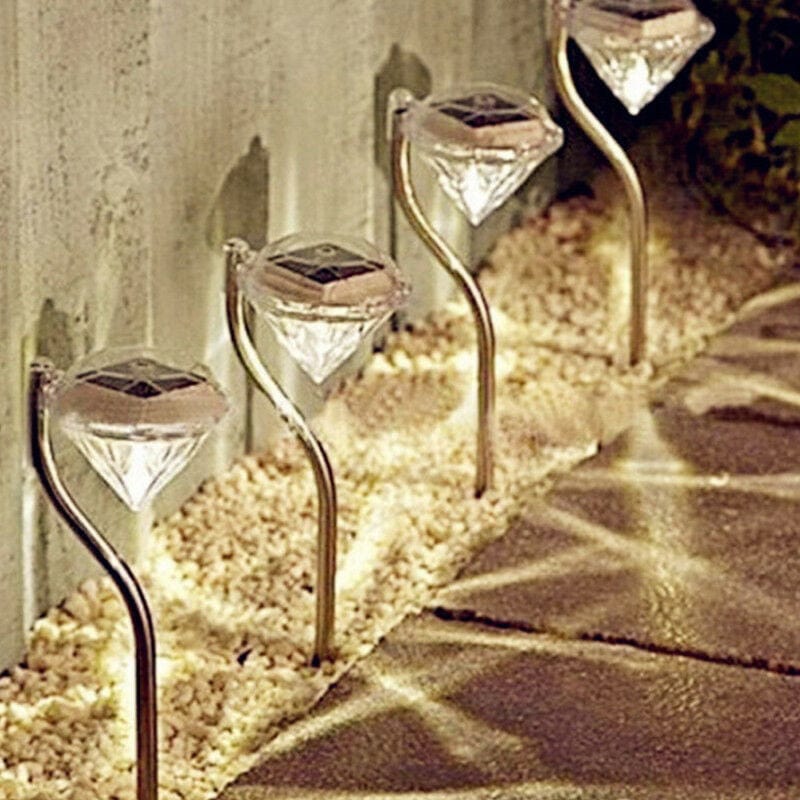 Diamond Shaped Solar Garden Lights
