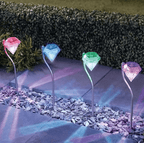 Diamond Shaped Solar Garden Lights