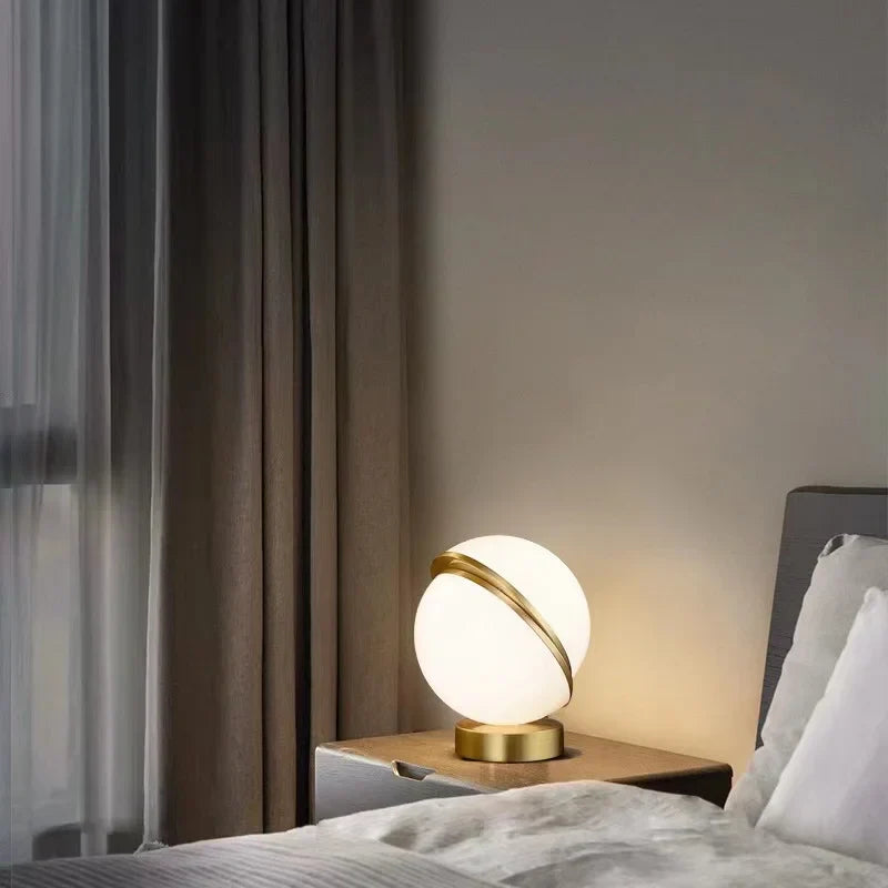 Modern Nordic Inspired Globe Table Lamp
