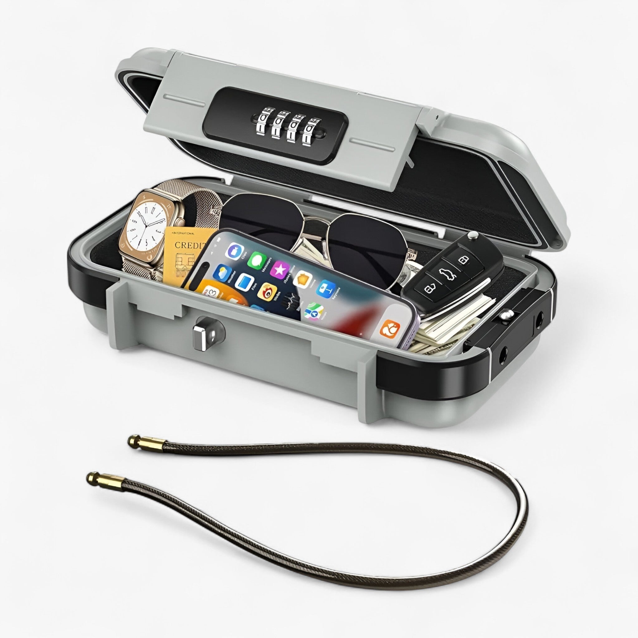 Portable ABS Security Box for Valuables