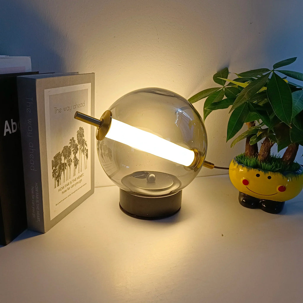 ZenSphere Minimalist Glass Table Lamp