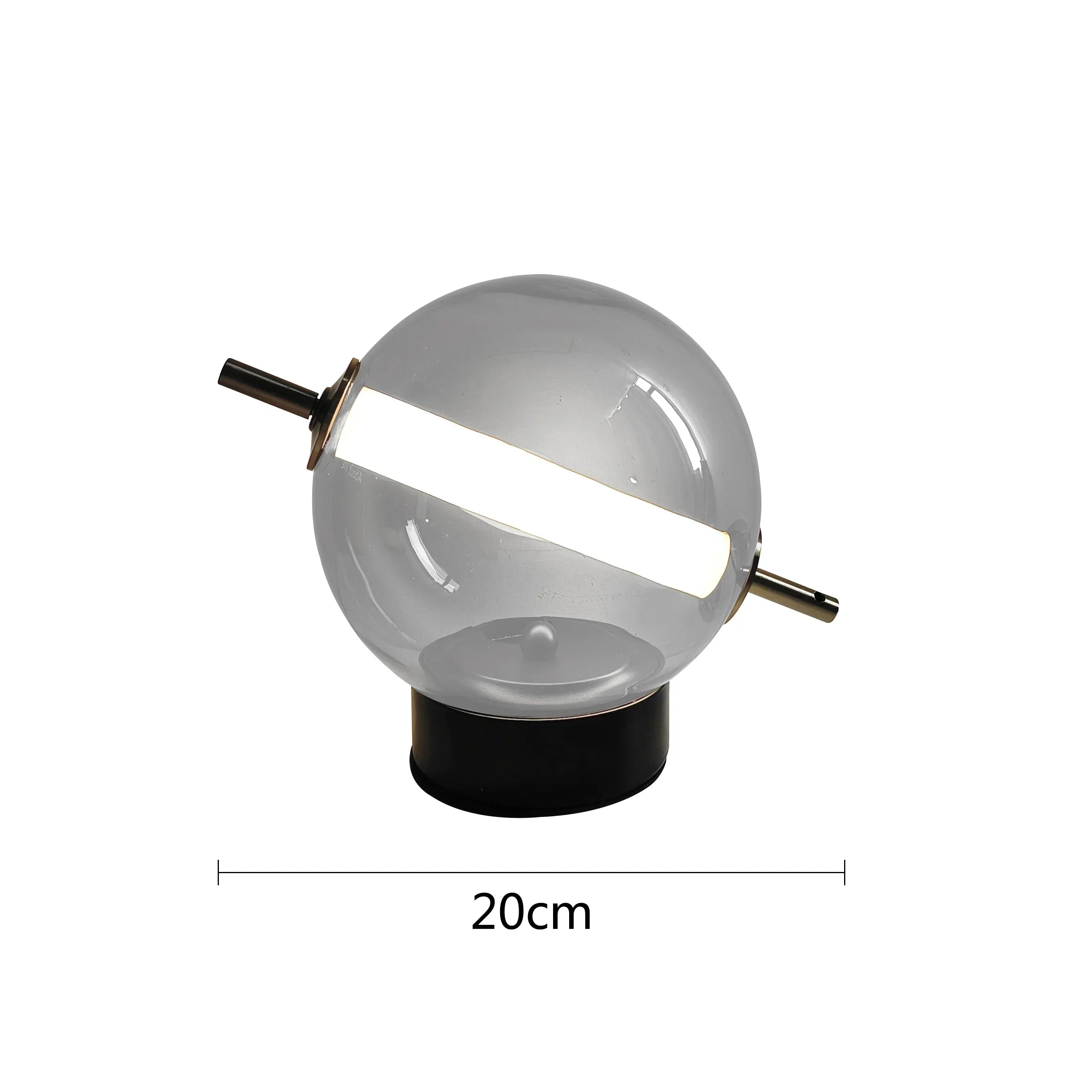 ZenSphere Minimalist Glass Table Lamp