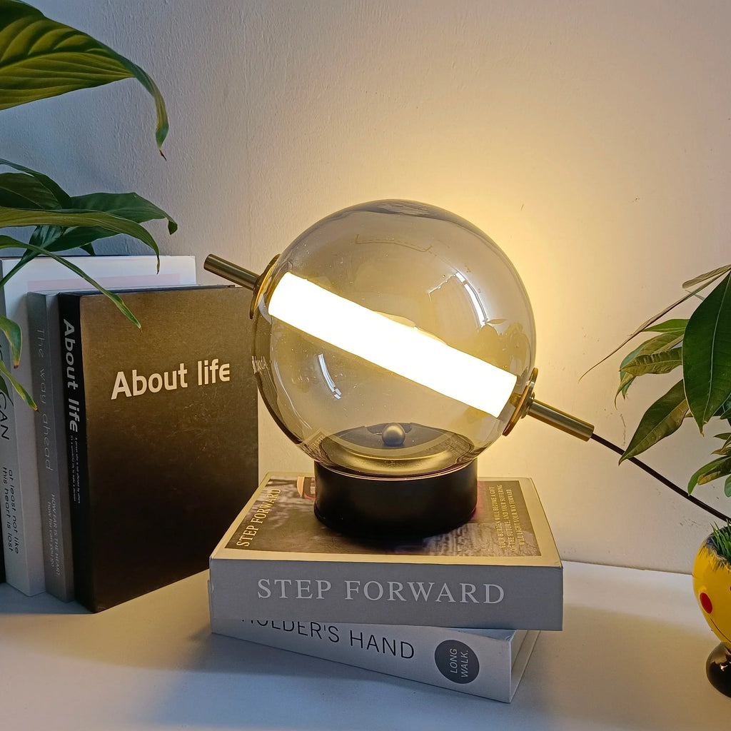 ZenSphere Minimalist Glass Table Lamp