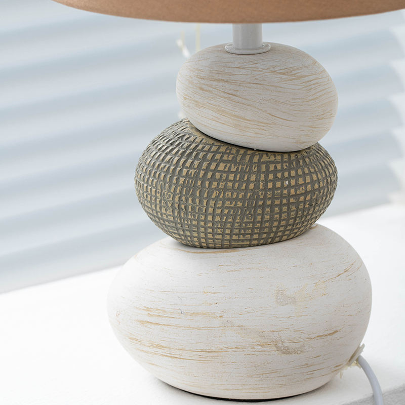 ZenStone Table Lamp with Stone Design
